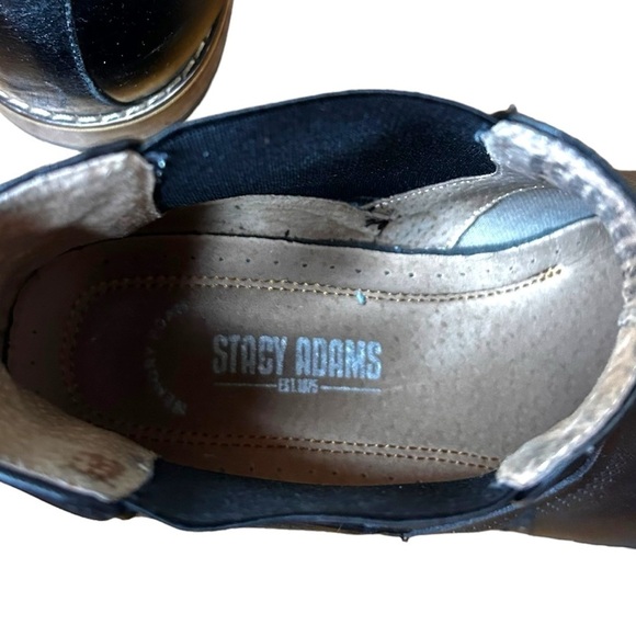 Stacy Adams Men's Kayden Leather Chelsea Boots - Picture 9 of 12